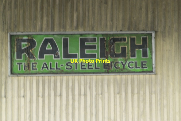 Photo 6"x4" Raleigh Wall Sign Bo'ness Bo'ness c2013