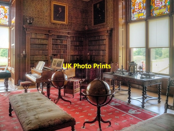 Photo 6"x4" Charlecote House Library Charlecote c2013