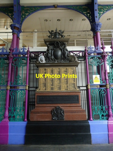 Photo 6"x4" Smithfield Market War Memorial, Grand Avenue EC1 London c2013