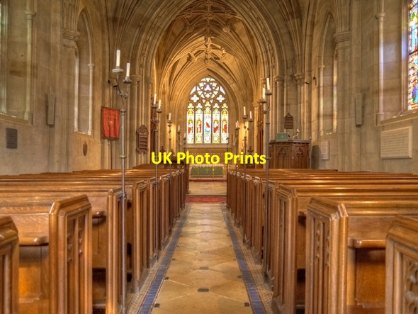 Photo 6"x4" St Leonard's Church, Nave Charlecote c2013