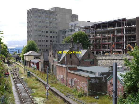 Photo 6"x4" Metro Railway at former Jesmond Station from Jesmond Road Newcastle upon Tyne c2013