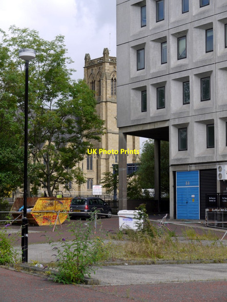 Photo 6"x4" Jesmond Parish Church from Scottish Life House Newcastle upon Tyne c2013