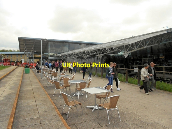 Photo 6"x4" M40, Oxford Service Area Waterstock c2013