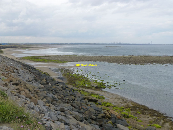 Photo 6"x4" Coastal defences at North Blyth Blyth\/NZ3081 c2013