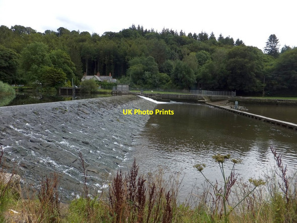 Photo 6"x4" The dam across the Tavy at Lopwell Lopwell c2013