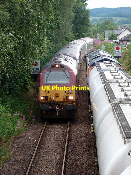 Photo 6"x4" Trains crossing at Spean Bridge Alltour c2013