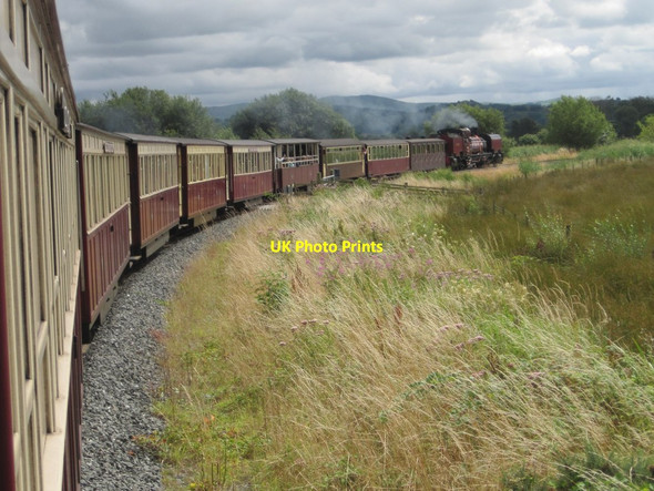 Photo 6"x4" Around the bend towards Porthmadog Tan-lan\/SH6142 c2013