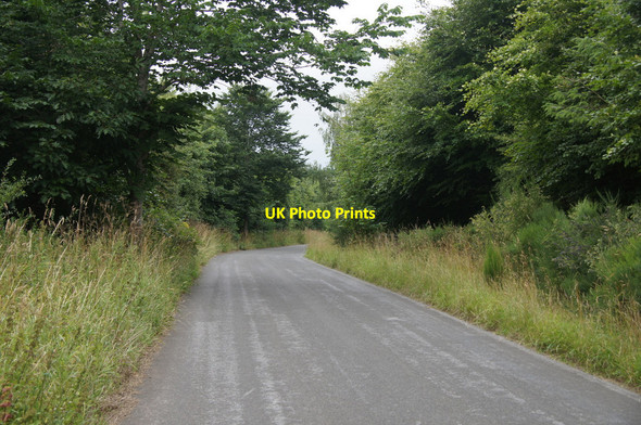 Photo 6"x4" Road to Newhouse Farm, near Perth Hillyland c2013