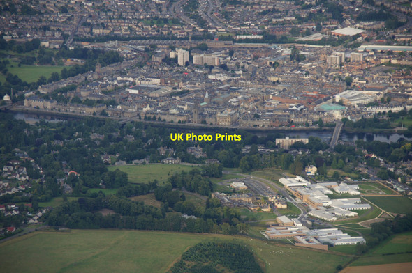 Photo 6"x4" Murray Royal Hospital and Perth city centre from the air Perth\/NO1123 c2013