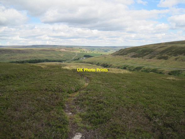 Photo 6"x4" Footpath towards Bollihope Bollihope c2013