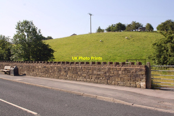 Photo 6"x4" Stone wall on SW side of Shortbank Road Skipton c2013