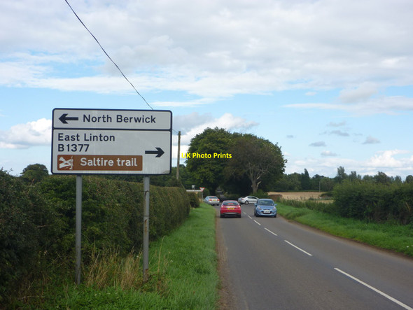 Photo 6"x4" Rural East Lothian : A Busy Junction Between East Fortune and East Linton Markle\/NT5777 c2013