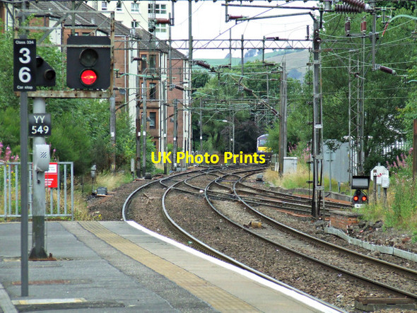 Photo 6"x4" Dalmuir railway station Clydebank\/NS4970 c2013