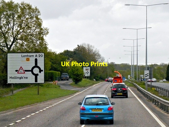Photo 6"x4" Ashford Road near Hollingbourne Ashbank\/TQ8253 c2013