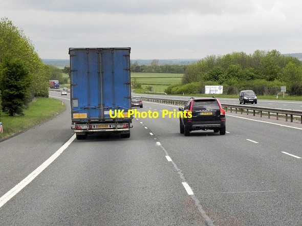 Photo 6"x4" Northbound M40 Boarstall c2013