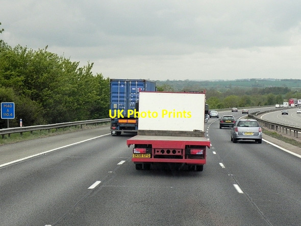 Photo 6"x4" Northbound M40 near Souldern Fritwell c2013