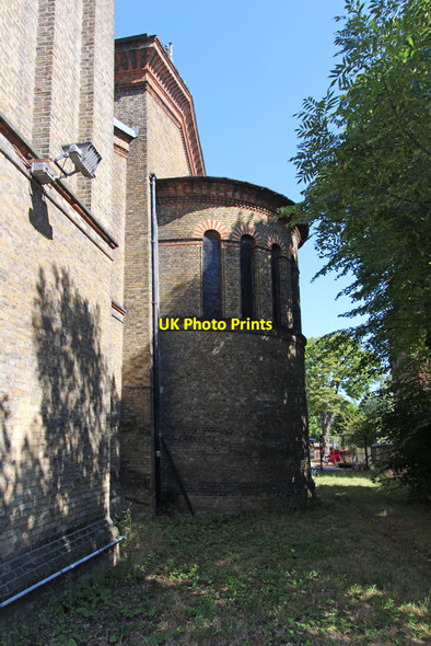 Photo 6"x4" Christ Church, Christchurch Road, Streatham - Apse Streatham c2013