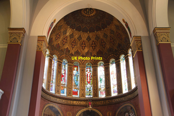 Photo 6"x4" Christ Church, Christchurch Road, Streatham - Apse Streatham c2013