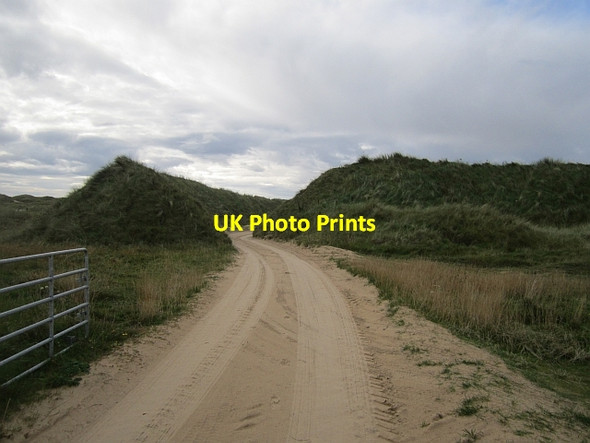 Photo 6"x4" Golf course track Carrickart c2012