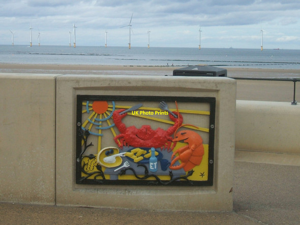 Photo 6"x4" Seafood on the menu on Redcar seafront Redcar\/NZ6124 c2013
