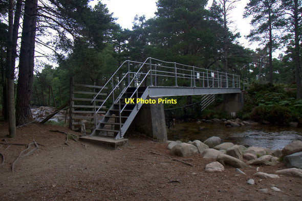 Photo 6"x4" Cairngorm Club Footbridge, Rothiemurchus Coylumbridge c2013