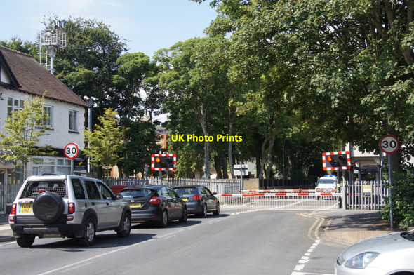 Photo 6"x4" Level crossing at Freshfield Station Formby c2013