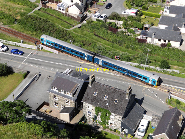 Photo 6"x4" Harlech Level Crossing Harlech c2013