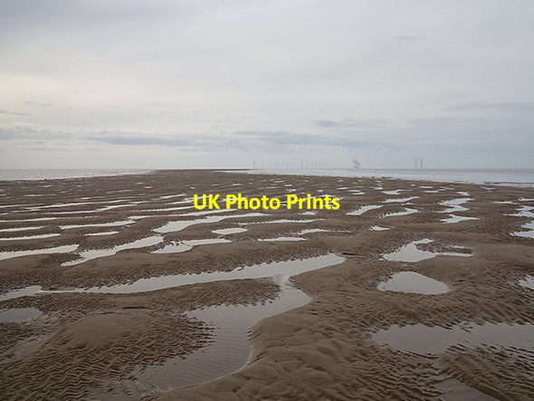Photo 6"x4" Sandbank north of Wallasey New Brighton\/SJ3093 c2013