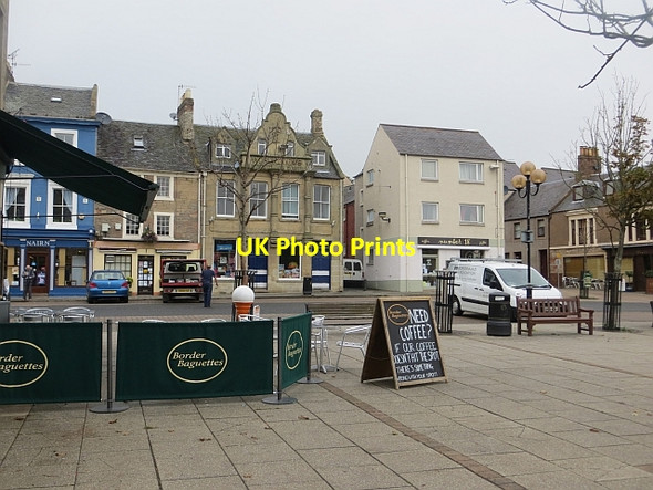 Photo 6"x4" Market Square, Duns Duns c2013