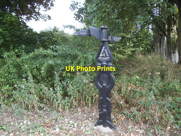 Photo 6"x4" Sustrans milepost at Deptford Strand Deptford\/TQ3677 c2013