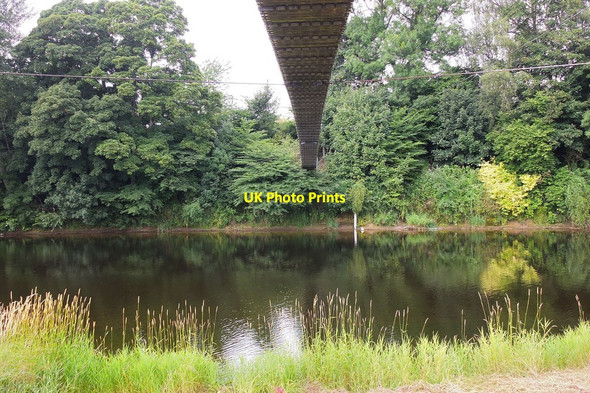 Photo 6"x4" Below the footbridge over the Tweed, Mertoun Maxton\/NT6130 c2013