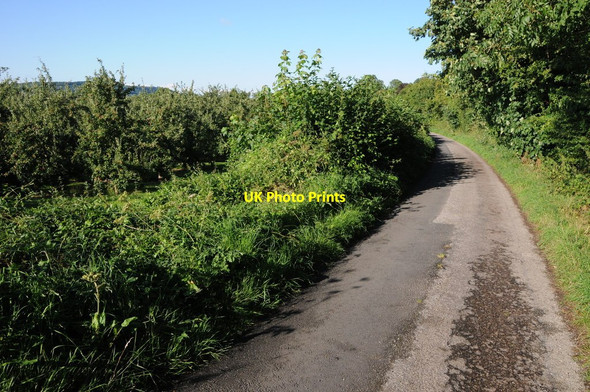 Photo 6"x4" Country road to Upper Dormington Upper Dormington c2013