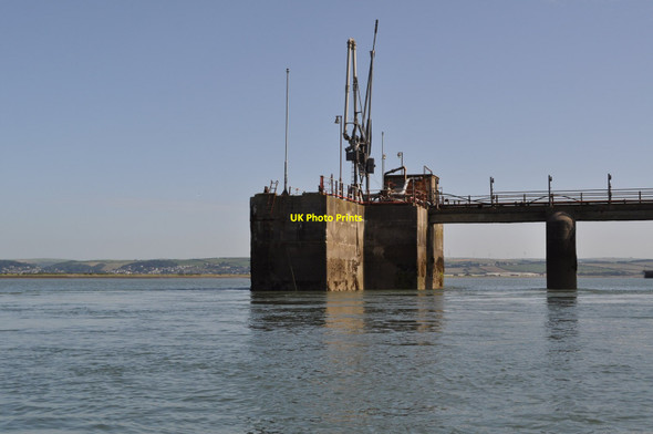 Photo 6"x4" A jetty on the river Taw near Instow Barton Marsh Instow c2013