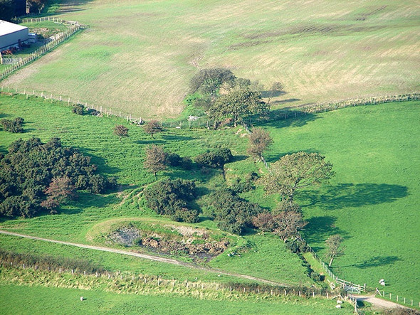 Photo 6"x4" Old mine workings at Llety-Ifan-H\u00c3\u00aan Pen-bont Rhydybeddau c2008