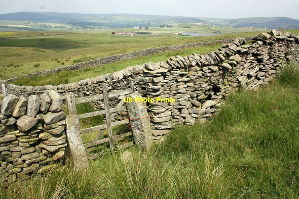 Photo 6"x4" Gateway on north side of track across Draughton Moor Draughton\/SE0352 c2013