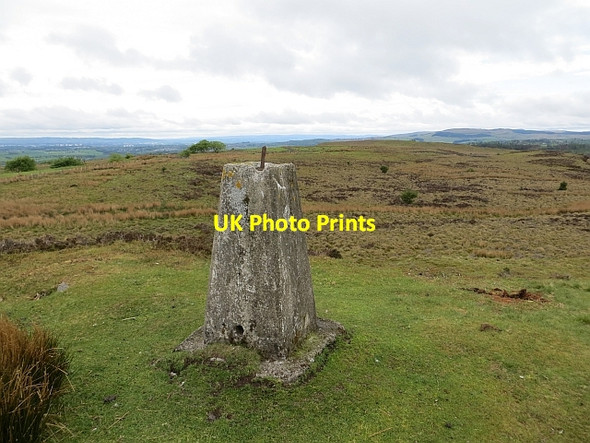 Photo 6"x4" Triangulation pillar, Blairskaith Muir Blairskaith c2013