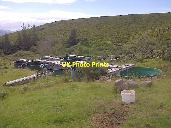 Photo 6"x4" Fish Farming at Culnacraig Culnacraig c2013