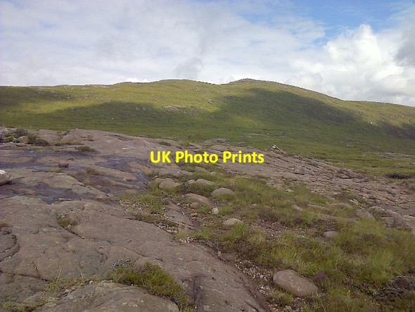 Photo 6"x4" Beinn Tarsuinn from the Eastern Ridge of Speicein C\u00c3\u00b2innich Allt a' Phollain Riabhaich c2013