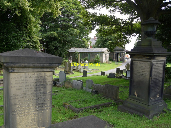 Photo 6"x4" Jesmond Old Cemetery Gateway off Sandyford Road Newcastle upon Tyne c2013