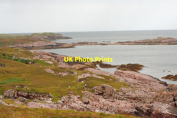Photo 6"x4" Coast North West of Rubha nan Sasan Cove\/NG8090 c2013