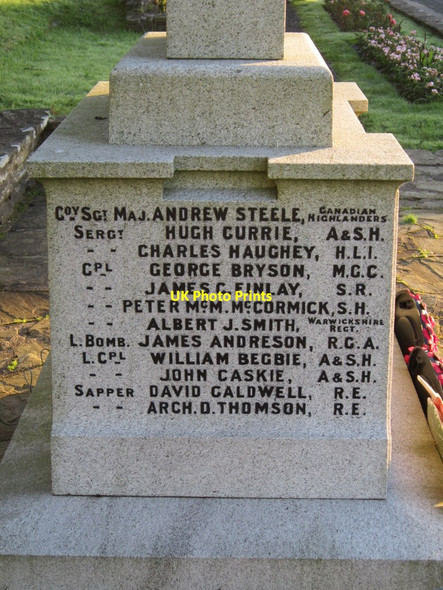 Photo 6"x4" The War Memorial at Innellan Innellan c2013