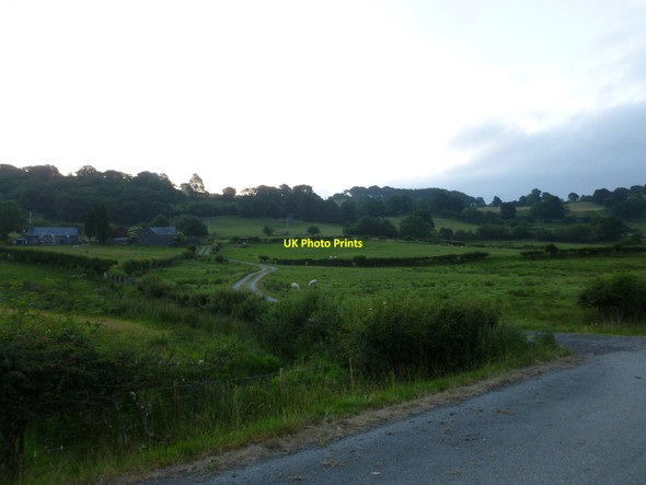 Photo 6"x4" Berth farm and adjacent fields Bala\/Y Bala c2013