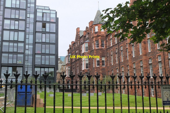 Photo 6"x4" Contrasting styles, Edinburgh Royal Infirmary development Edinburgh c2013