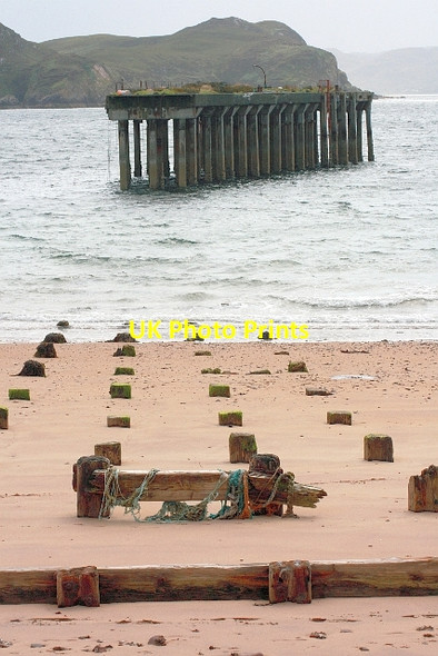 Photo 6"x4" Remains of Pier, Mellon Charles Mellon Charles c2013