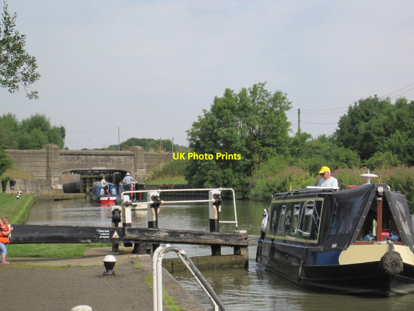 Photo 6"x4" Narrow Boats, Grand Union Canal Stoke Bruerne c2013