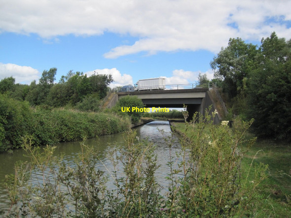 Photo 6"x4" Motorway Bridge over Oxford Canal Banbury\/SP4540 c2013