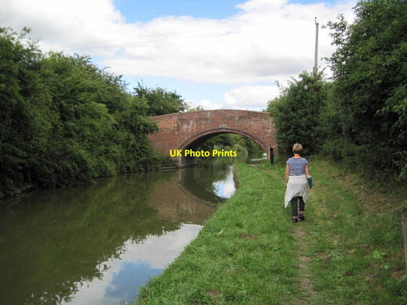 Photo 6"x4" Canal Bridge 156, Oxford Canal Williamscot c2013