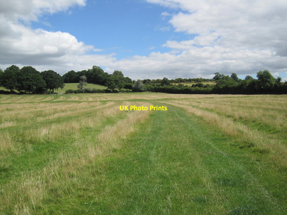 Photo 6"x4" Bridleway and Farmland Williamscot c2013