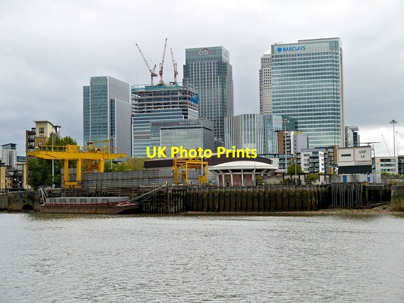 Photo 6"x4" River Thames, Blackwall Poplar\/TQ3780 c2013