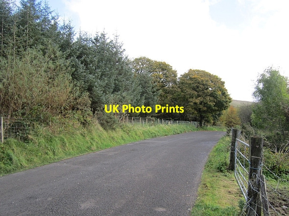 Photo 6"x4" Old alignment of the A6 Dungiven c2012
